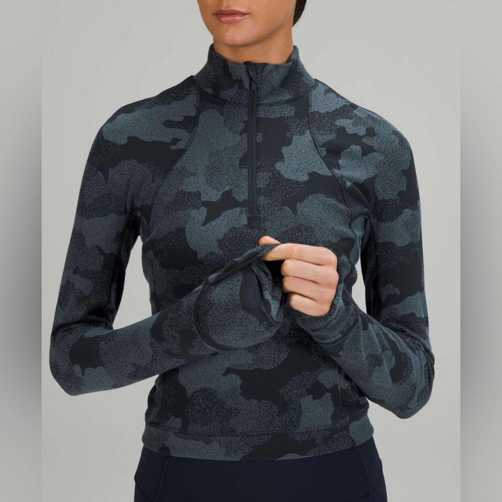 Lululemon It's Rulu Run Cropped 1/2 Zip Women’s Size 6